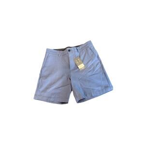 VRST Mens Long Drive Chino Golf Shorts Waist 32 Vintage Indigo7 Inseam NWT